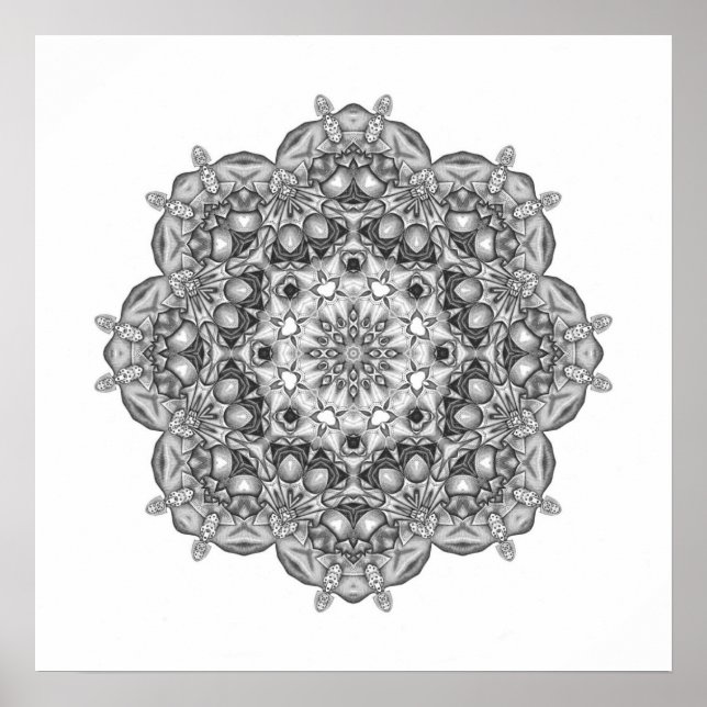 Poster Mandala Para Cores (Frente)