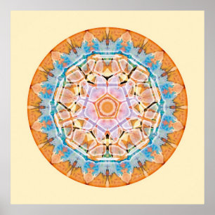 Póster Mandala sagrado 5 da geometria