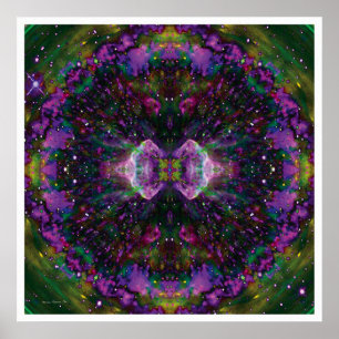 Póster Mandala solar 2