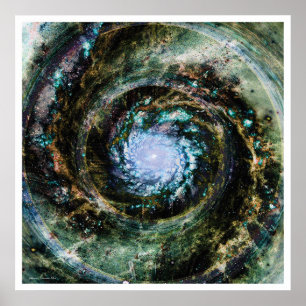 Póster Mandala solar 5