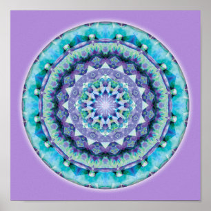 Póster Mandalas da confiança profunda, no. 1