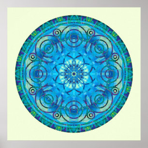 Poster Mandalas da confiança profunda, no. 6