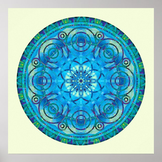 Poster Mandalas de Deep Trust, n.o 6 (Frente)