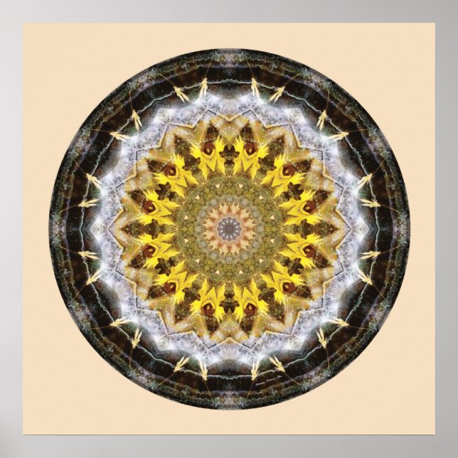 Poster Mandalas do Coração da Paz, n.º 11 (Frente)