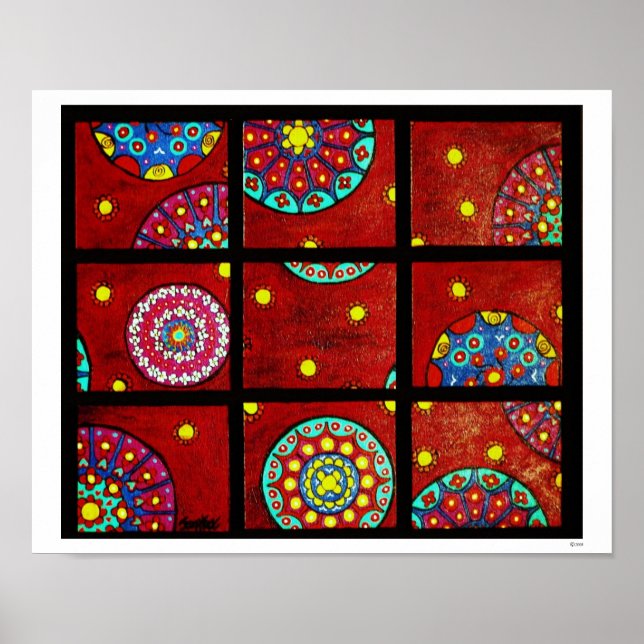 Poster Mandalas Em Movimento (Frente)