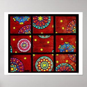 Poster Mandalas no movimento