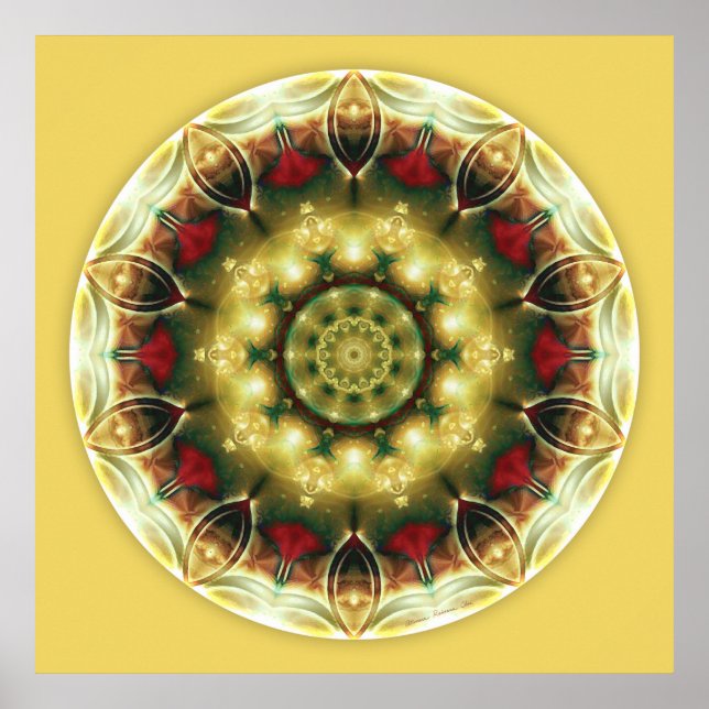 Póster Mandalas para uma Terra Nova, n.º 19 (Frente)