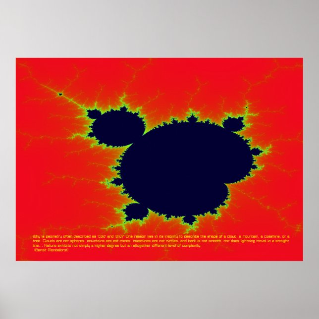Póster mandelbrot (Frente)