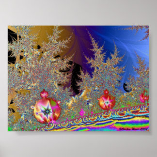 Póster Mandelbrot Forest