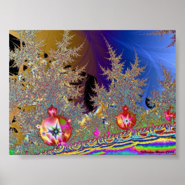 Póster Mandelbrot Forest (Frente)