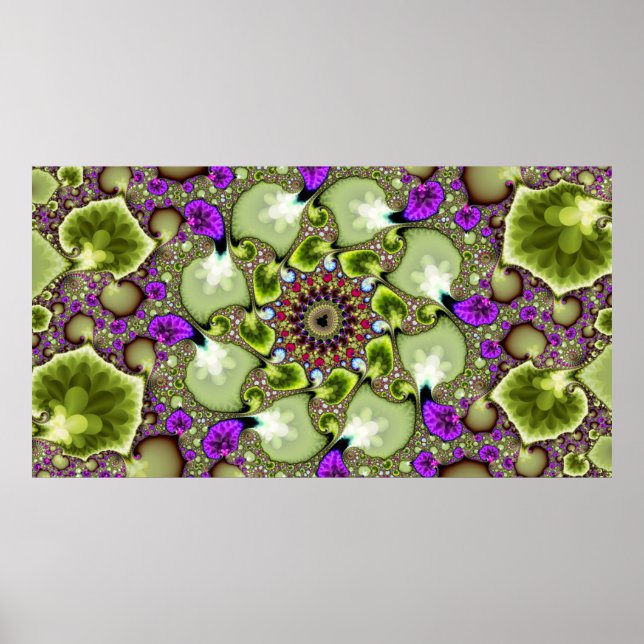 Poster Mandelbrot Fractal Zoom (Frente)