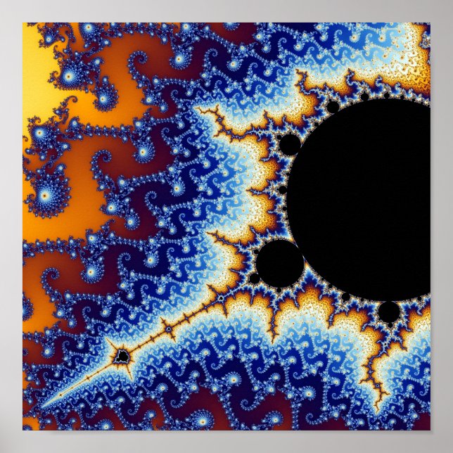 Póster Mandelbrot Fractal Zoom (Frente)