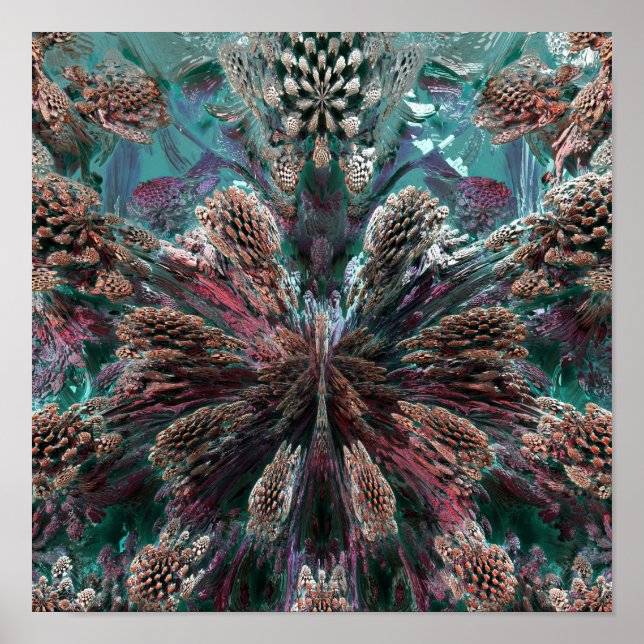 Póster Mandelbulb Fractel (Frente)
