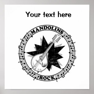 Poster Mandolins Rock Folk