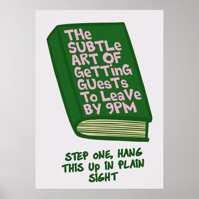 Poster Maneira Divertida de Acabar Festas (Frente)