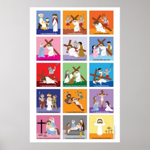 Poster Maneira feliz dos santos da cruz