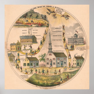 Póster "Maneiras de bom e Mau"