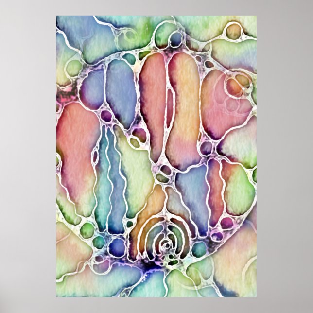 Poster Maneiras De Vida - Padrão De Arte Neurográfica 1 (Frente)