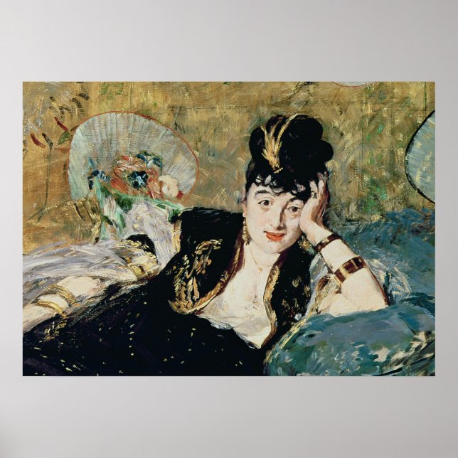 Poster Manet | A Senhora com Ventiladores (Frente)