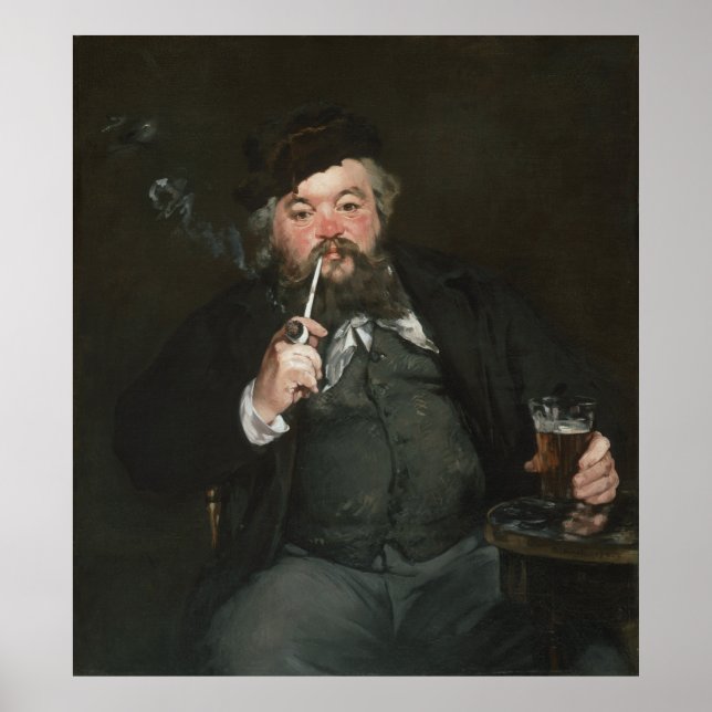 Póster Manet, Le Bon Bock (Frente)