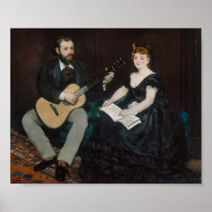 Póster Manet, Lição Musical