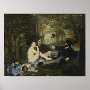 Poster Manet - Luncheon Em Grass