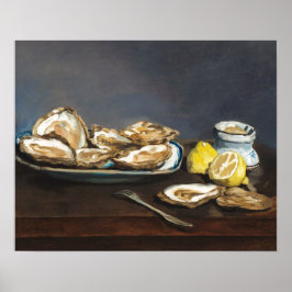 POSTER : MANET : OYSTERS : 1864 - 65