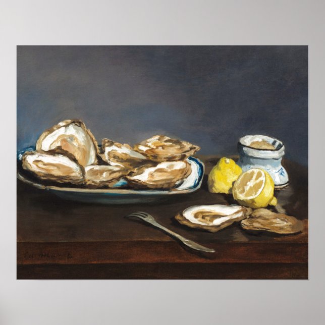 POSTER : MANET : OYSTERS : 1864 - 65 (Frente)
