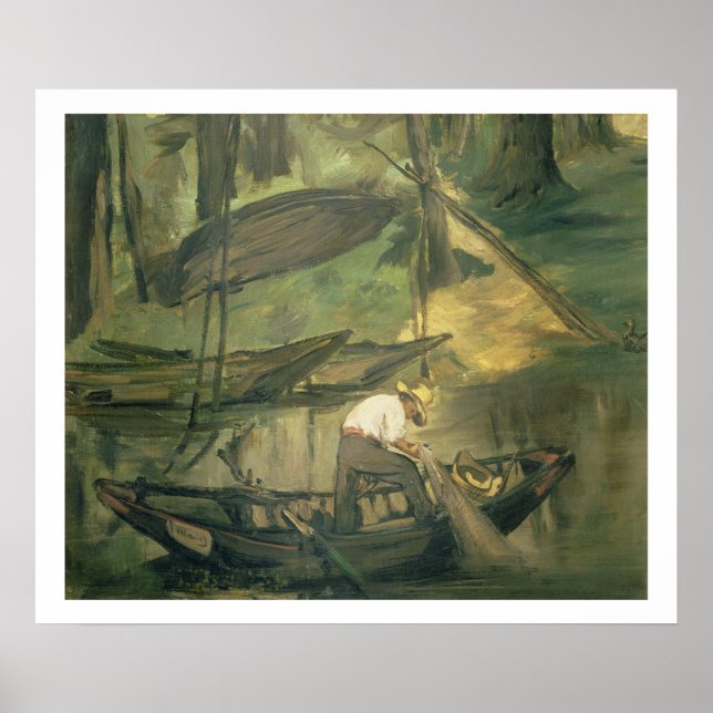 Póster Manet | Pescador, c.1861 (Frente)