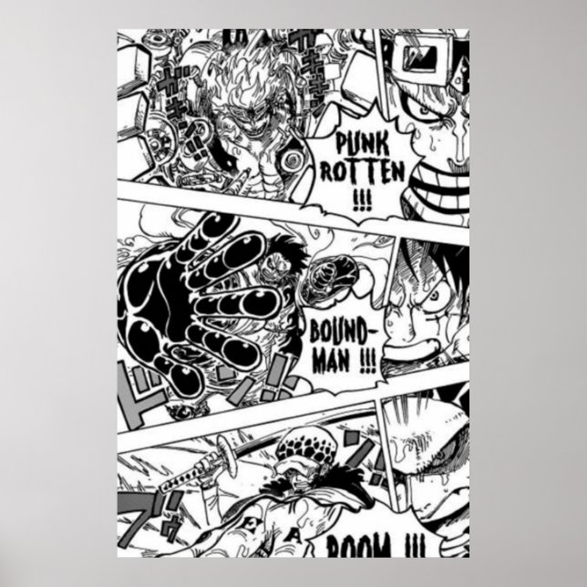 Poster manga de uma peça (Frente)