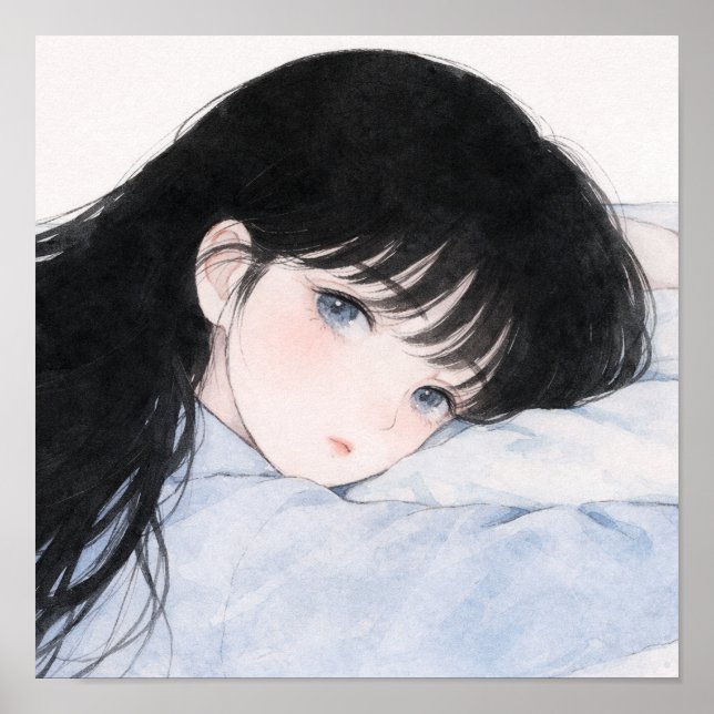 Poster mangá shoujo (Frente)