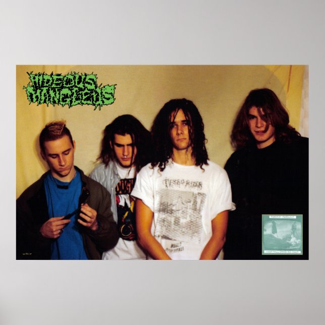 Póster Mangleus hediondo "UnEarthing..." (Frente)