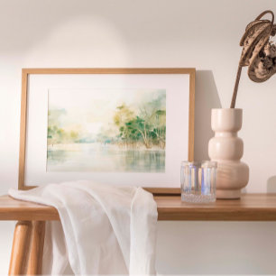 Poster Mangroves - Pintura de Aquarela