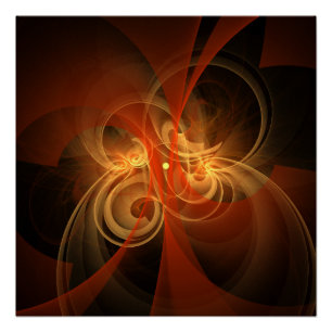 Póster Manhã, Abstrato de Arte Magia