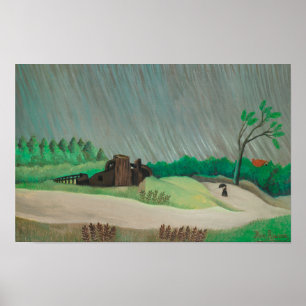 Poster Manhã Chuvosa Henri Rousseau, Arte Fino Antigo