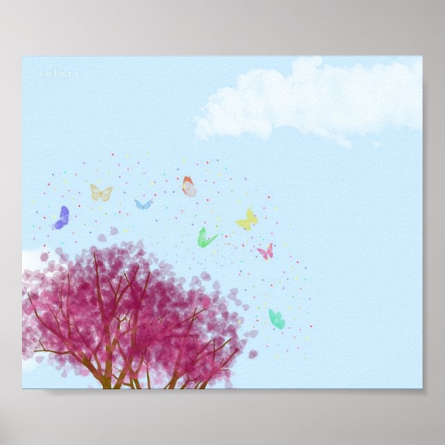 Póster Manhã da Borboleta (Frente)