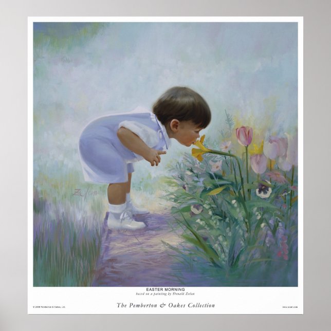 Poster Manhã da páscoa (Frente)