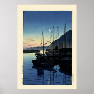 Poster Manhã em Beppu por Hasui