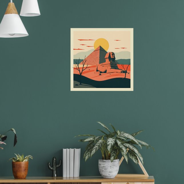 Poster Manhã em Gizé (Sala de Estar 1)