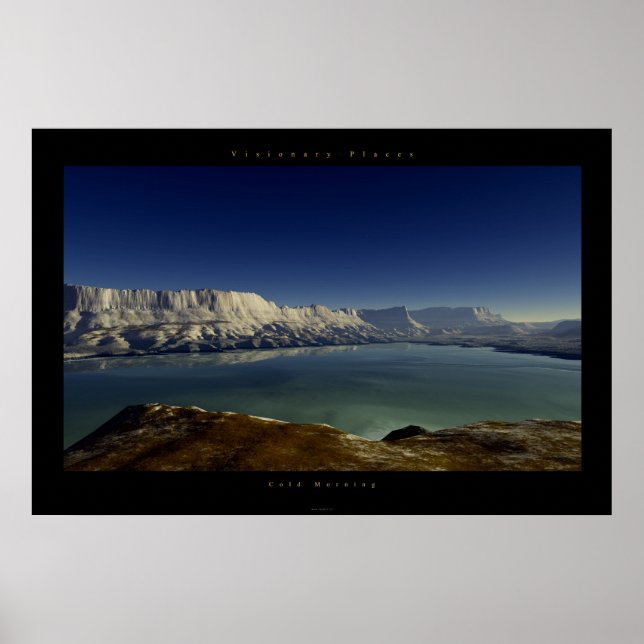 Póster manhã fria (Frente)