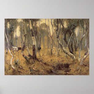 Poster Manhã Mística Hans Heysen 1904 Austrália do Sul 