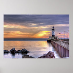 Póster Manhã norte do cais