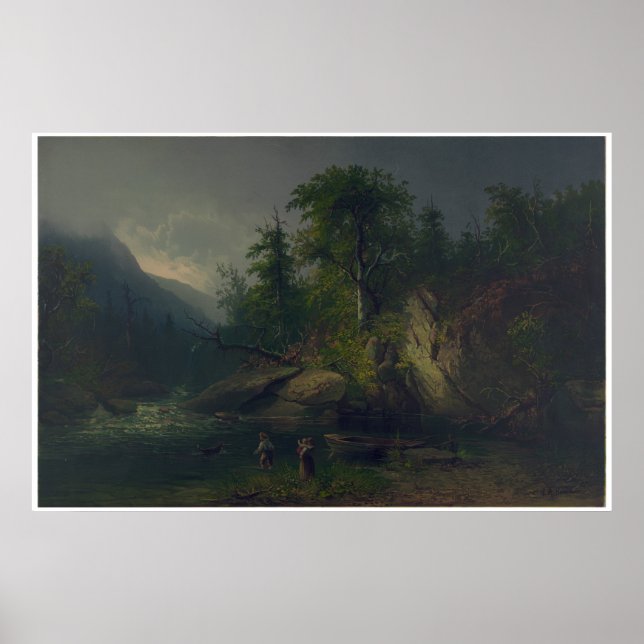 Póster Manhã nos Adirondacks (Frente)