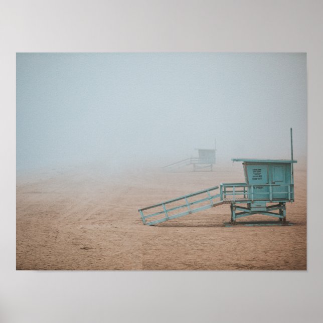 POSTER MANHATTAN BEACH, CALIFÓRNIA, EUA (Frente)