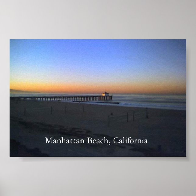 Poster Manhattan Beach Sunrise (Frente)