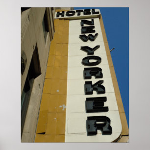 Poster Manhattan Building Art Deco