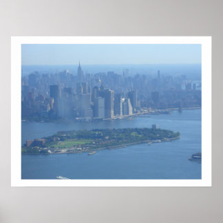 Póster Manhattan e Ilha Governador