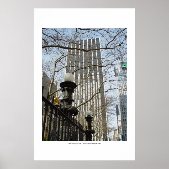 Poster manhattan manhã (Frente)