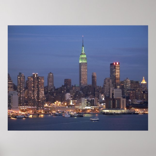 Póster Manhattan Skyline (Frente)