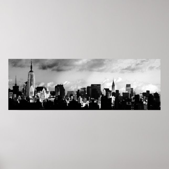 Póster Manhattan Skyline (Frente)